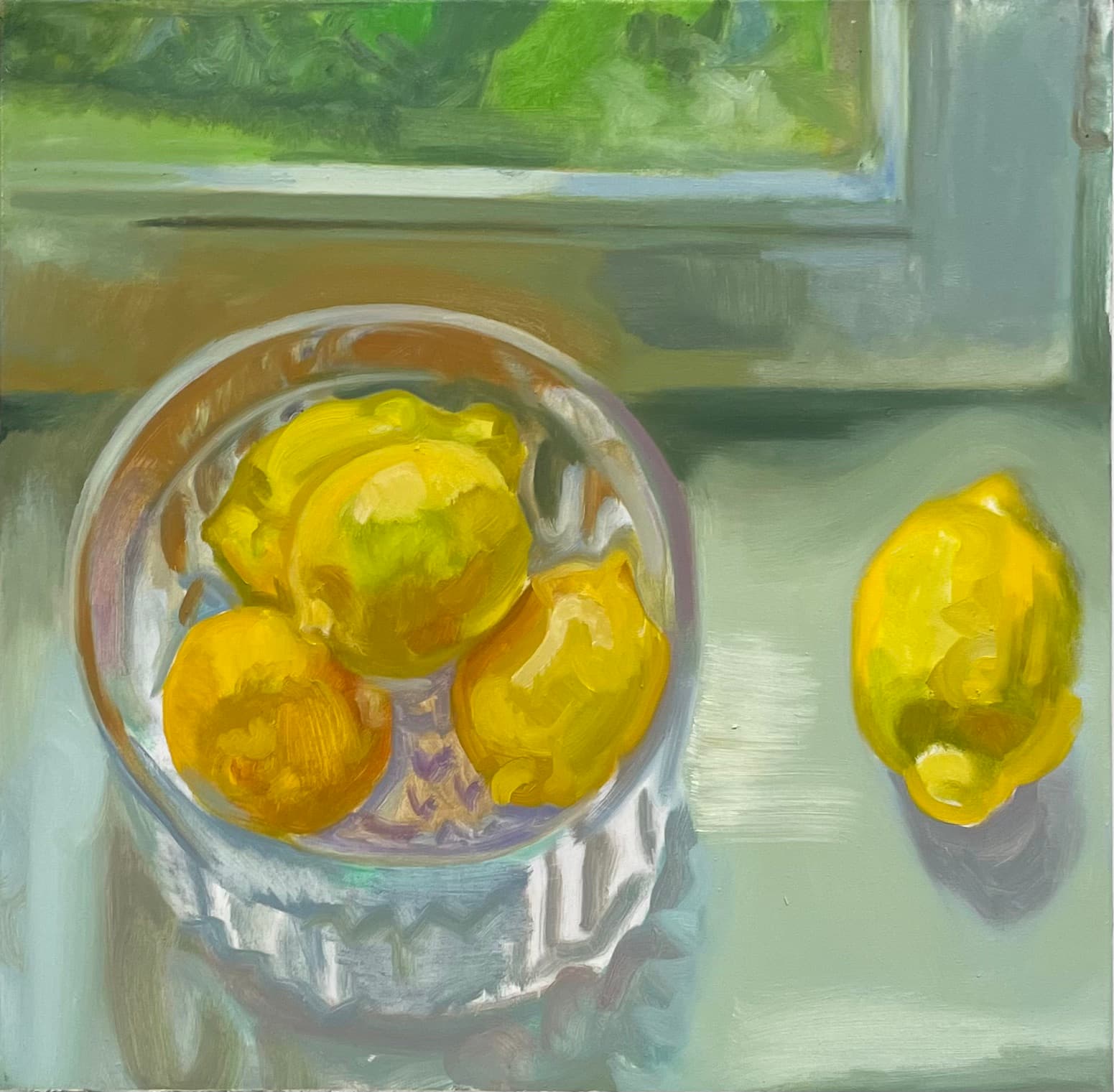 martwa natura z cytrynami