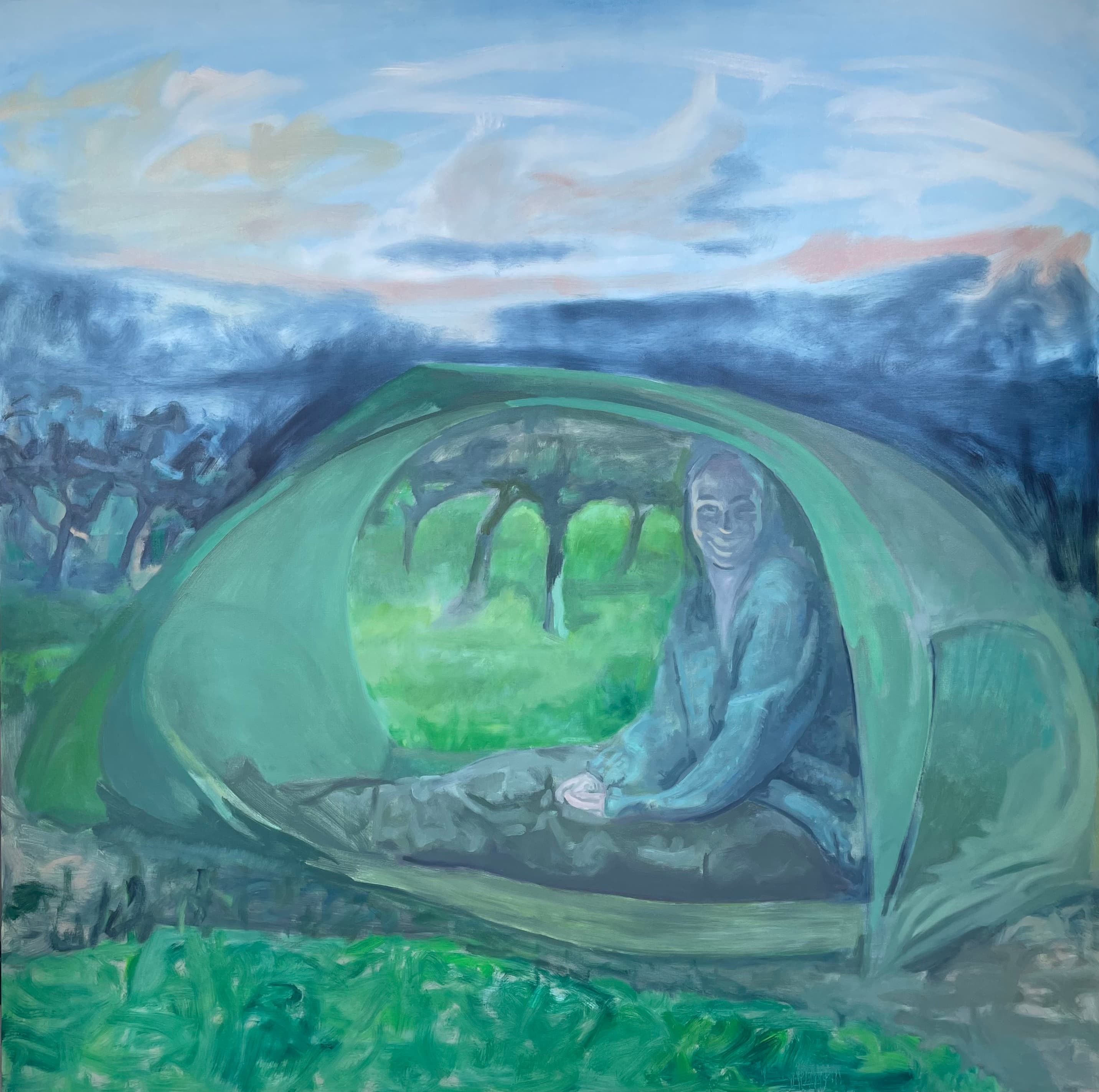 Zuzanna w namiocie (w oku)